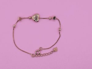 Rose Gold Heart Bracelets